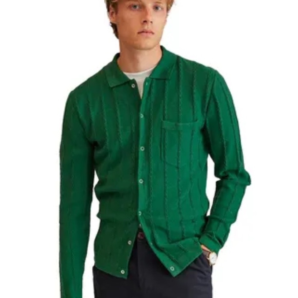 Percival long sleeve academy mini cable knit